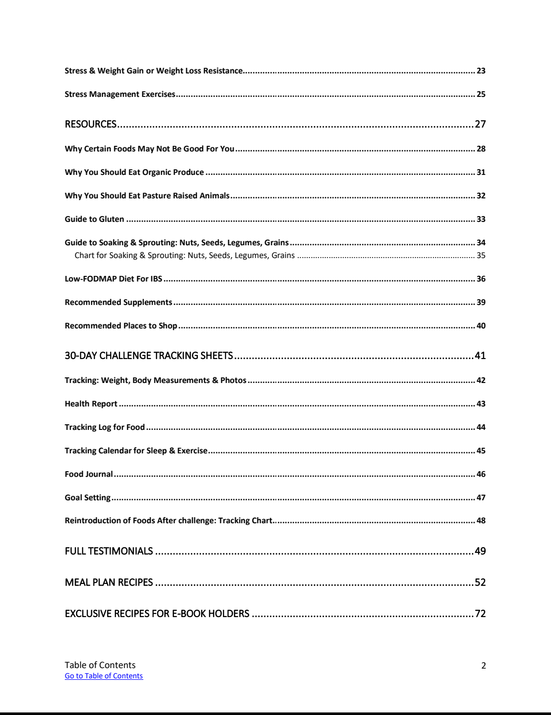 Love Your Gut E-Book Table of Contents Love Your Gut E-Book Table of Contents