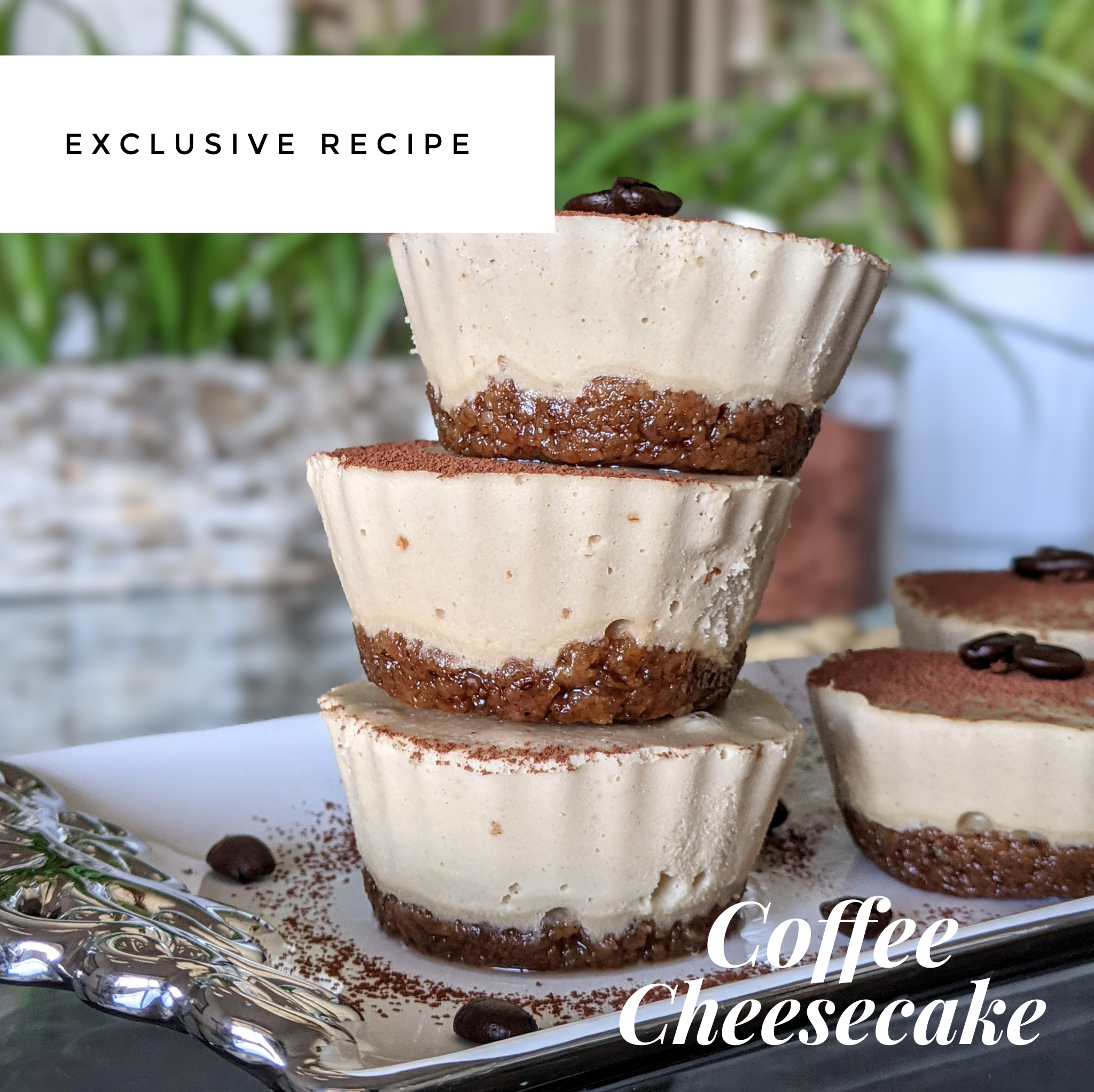 Exclusive Recipe - Coffee Cheesecake