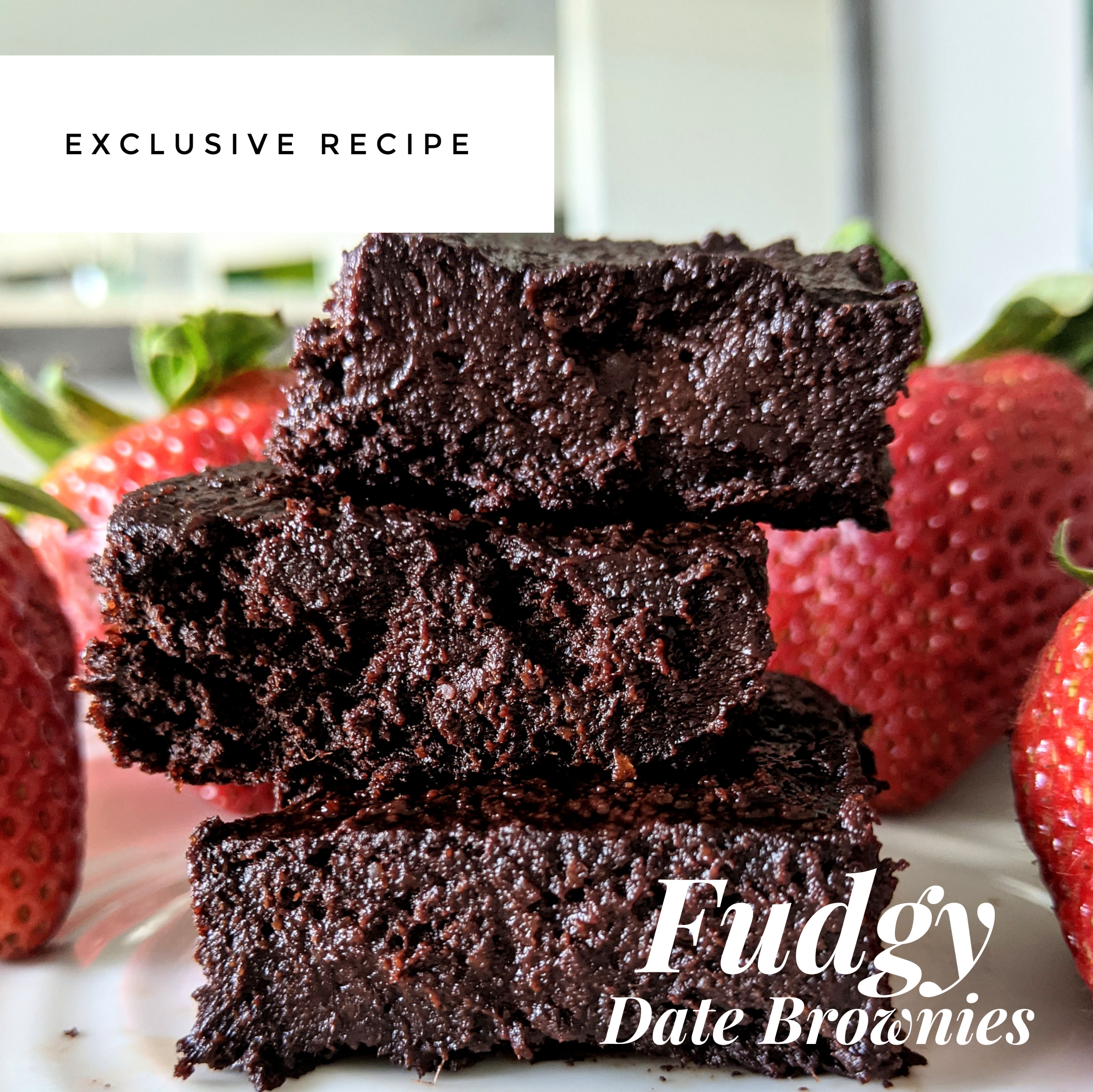 Exclusive Recipe - Fudgy Date Brownies