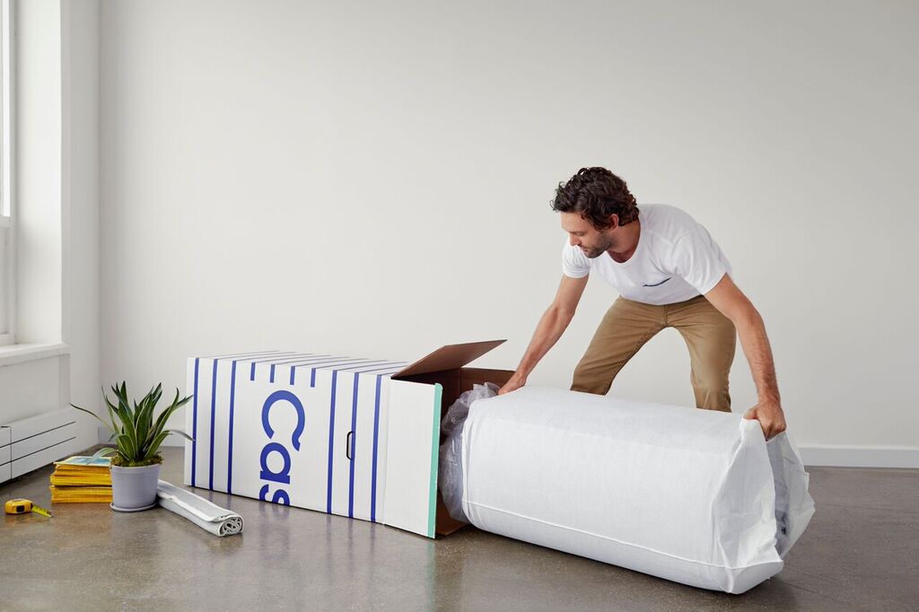 Setting up Casper mattress